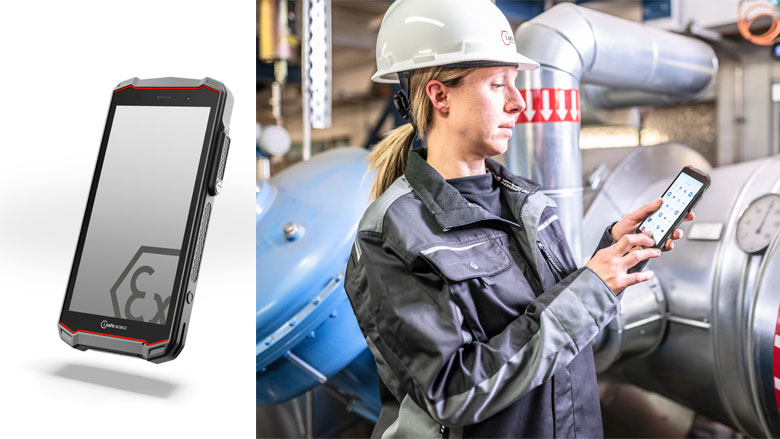 IS540.1 industrial smartphone from i.safe Mobile 